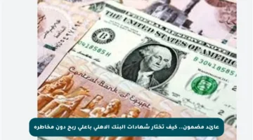 عائد مضمون.. كيف تختار شهادات البنك الأهلي بأعلى ربح دون مخاطرة